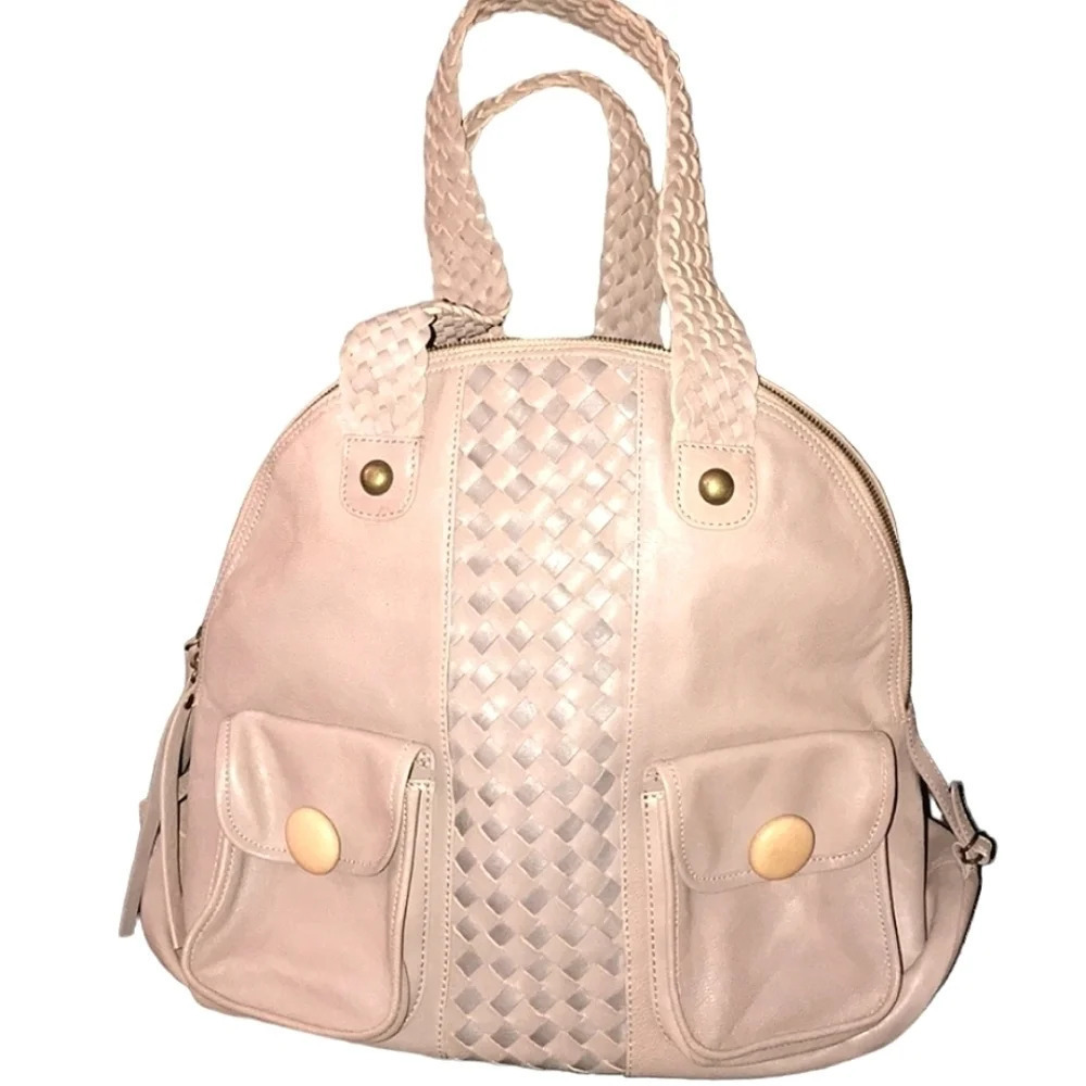 Ipanema Blush Leather Satchel NWT ๐ anthropology - Picture 2 of 10